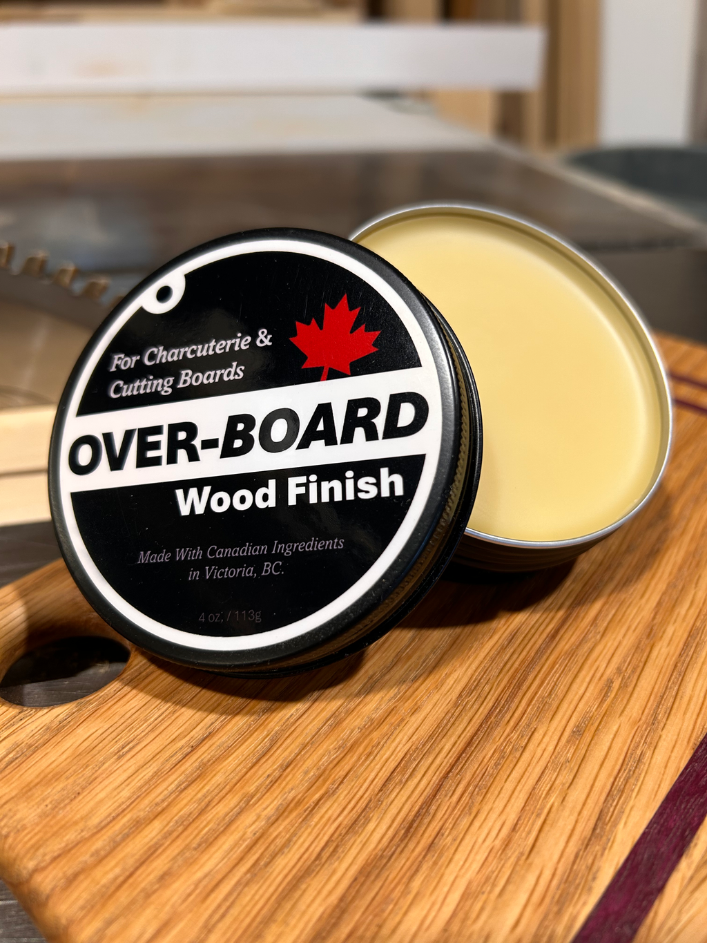 Cutting Board & Utensil Wax – 4oz Tin