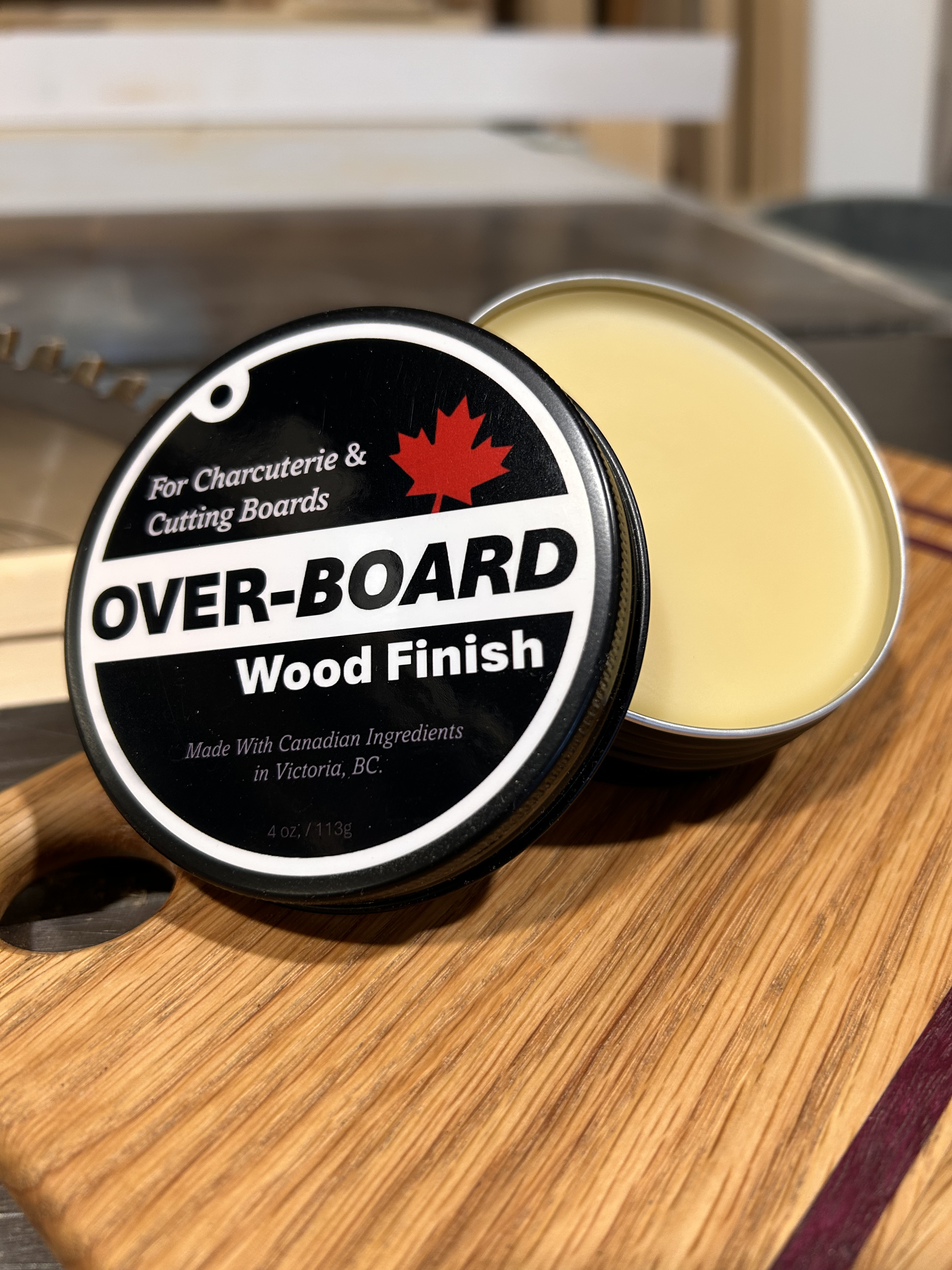 Cutting Board & Utensil Wax – 4oz Tin