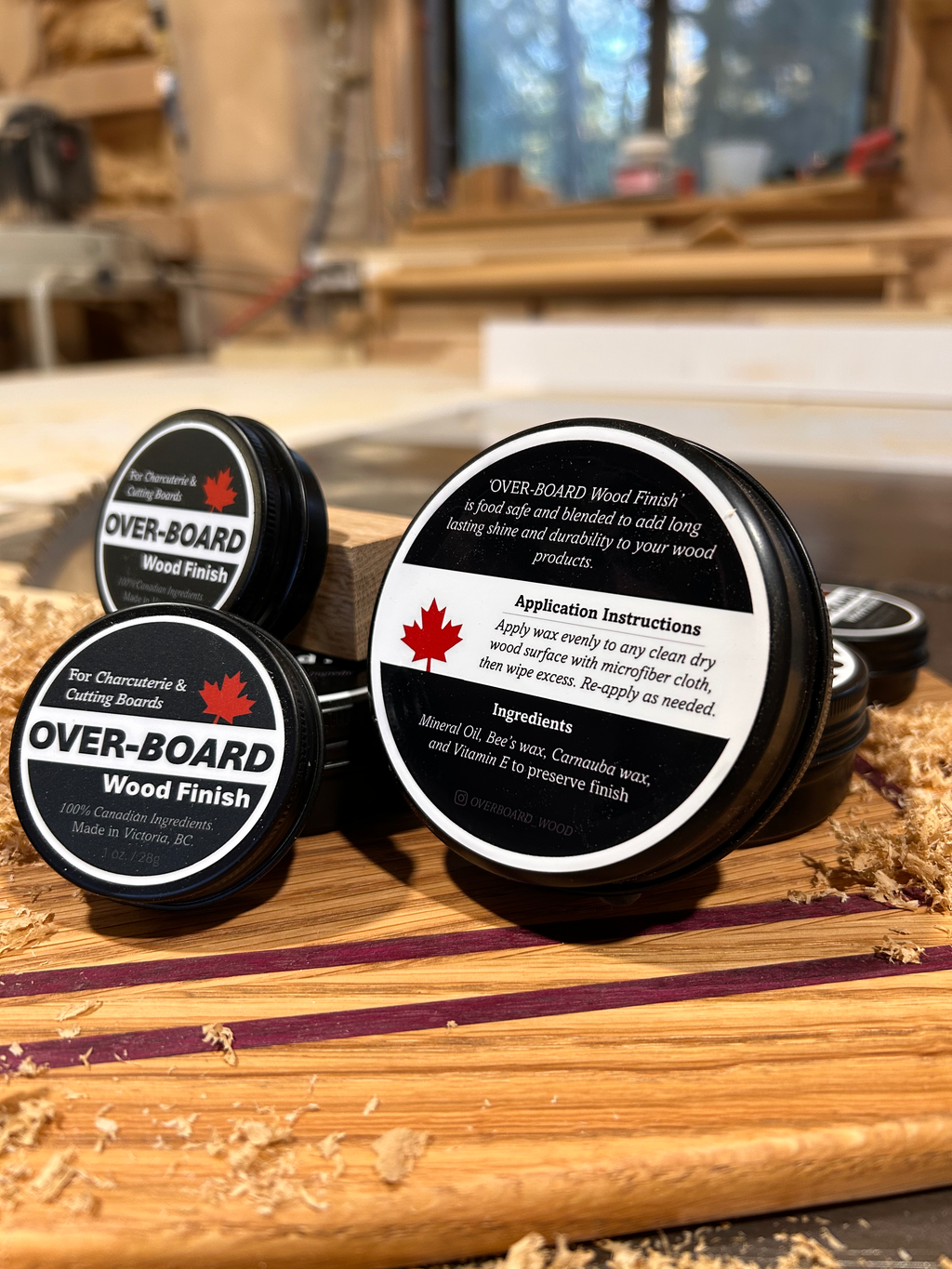 Cutting Board & Utensil Wax – 4oz Tin