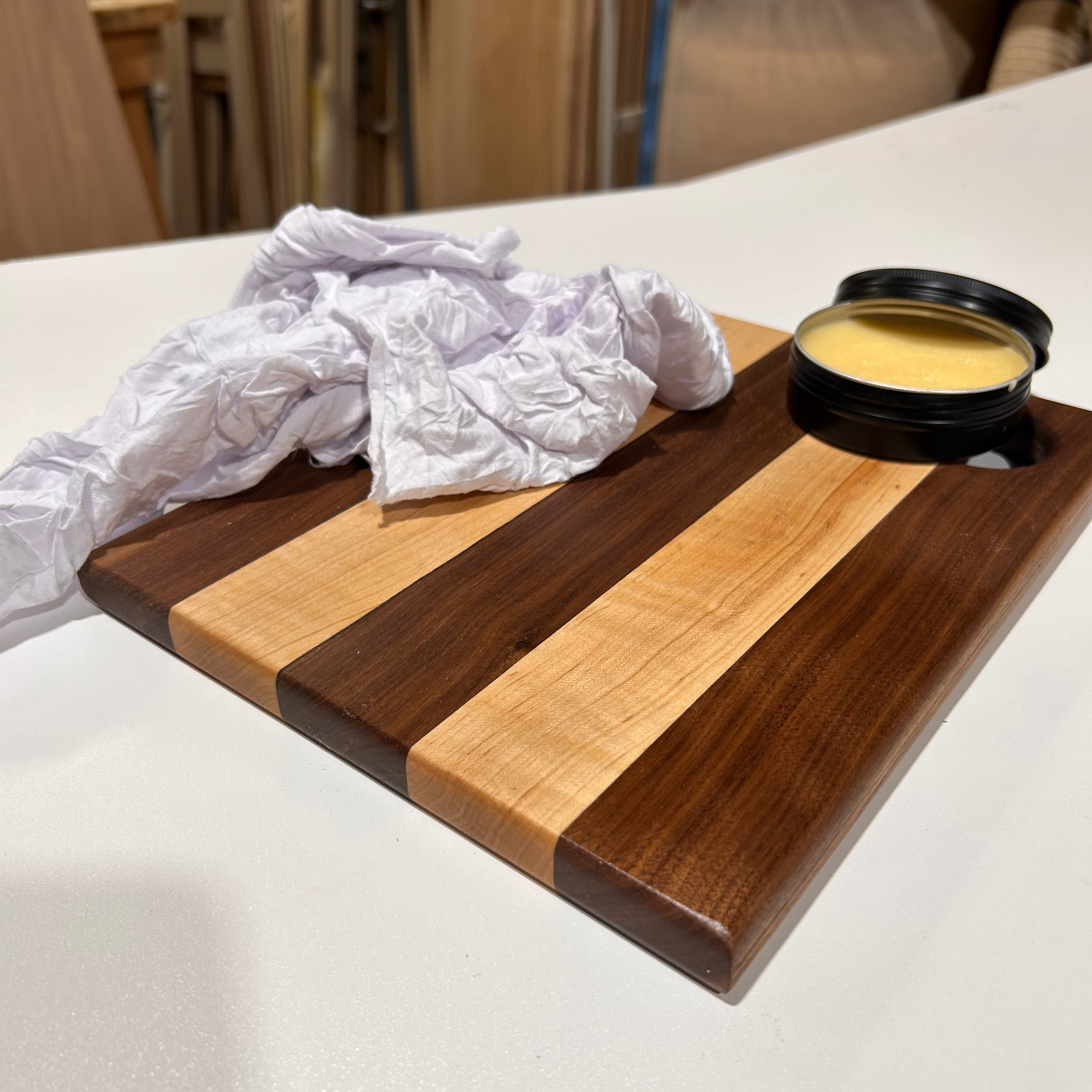 Cutting Board & Utensil Wax – 1oz Tin